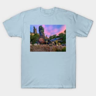 X-Wing at Sunset in Galaxy’s Edge T-Shirt